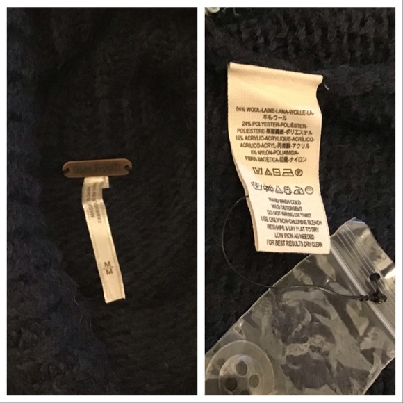 NWOT Free People Fair Isle Wool Blend Sweater - Picture 5 of 10